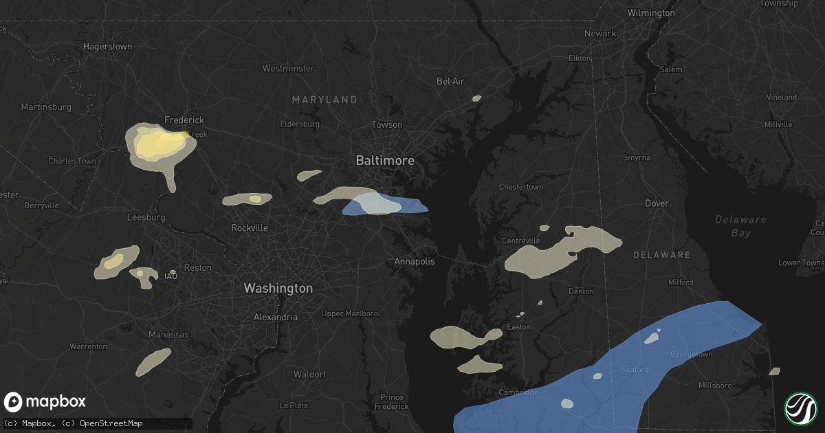 Hail Map In Pasadena MD On July 18 2026 HailTrace Sales Meta 